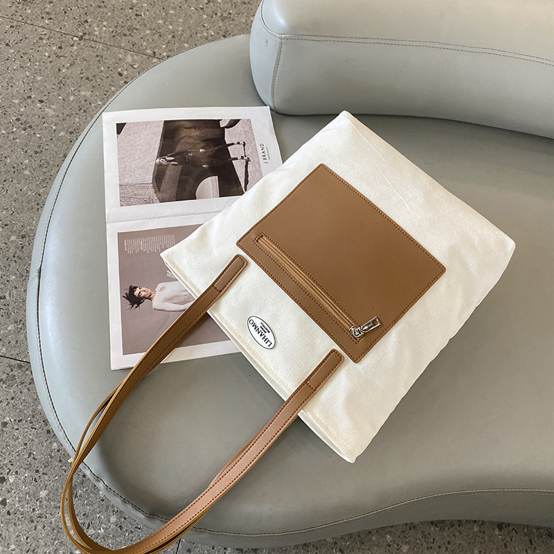 designer Winter High-End Tote Bag Large Capacity Simple Versatile Handbag Women's Trendy Casual Foldable Shoulder Bag