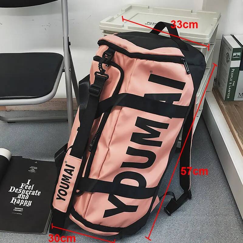 Waterproof Gym Backpack Dry Wet Outdoor Fiess Training Workout Sports Backpacks Large Capacity Travel Sport Sneaker Bag Duffel