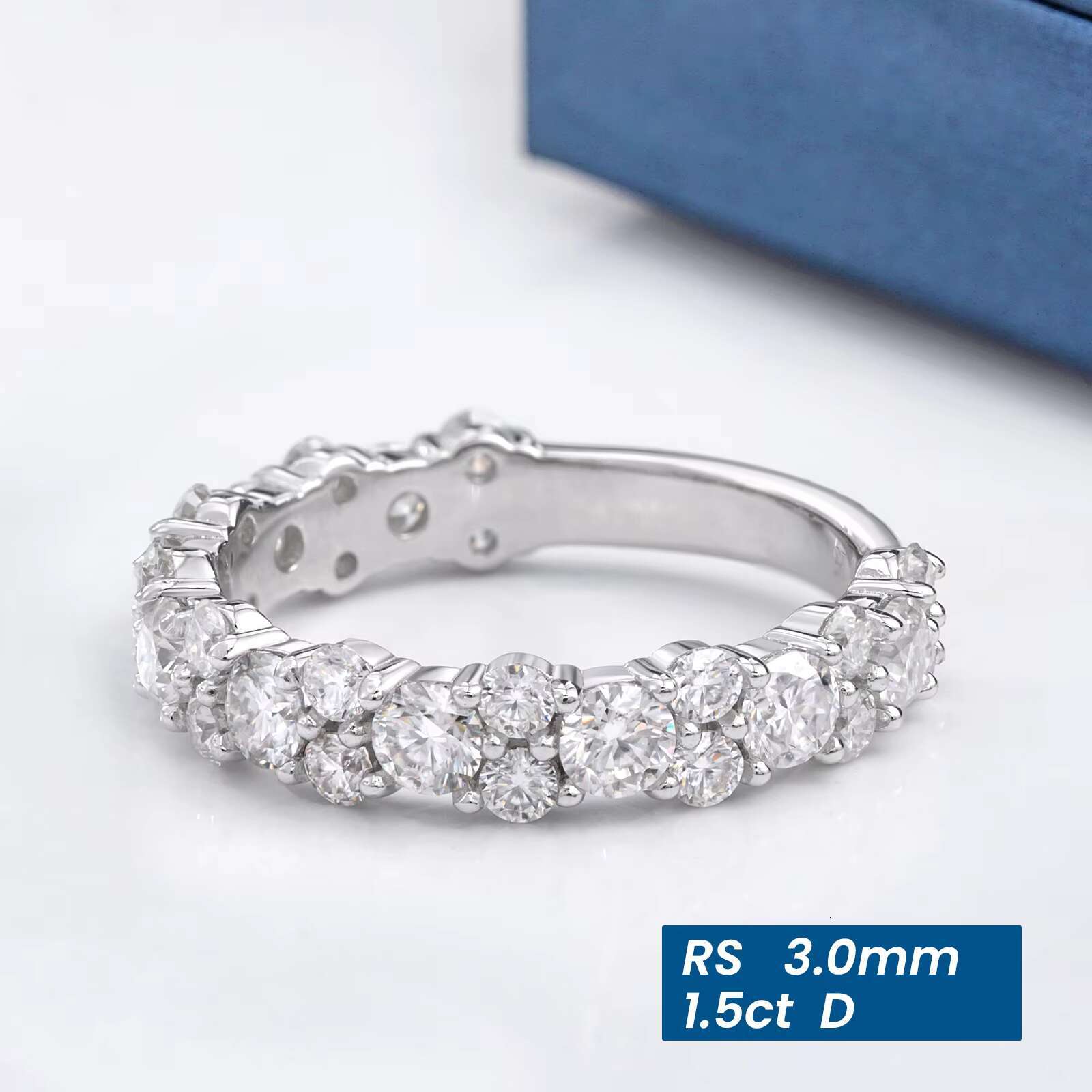 Real Moissanite Rings 925 Sterling Silver a Moissanite Ring Engagement Rings for Women