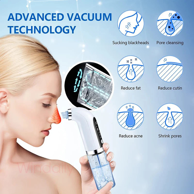 Blackhead r Pore Vacuum Cleaner Electric Micro Small Bubble Cleasing Machine USB Rechargeable Beauty Device 250523