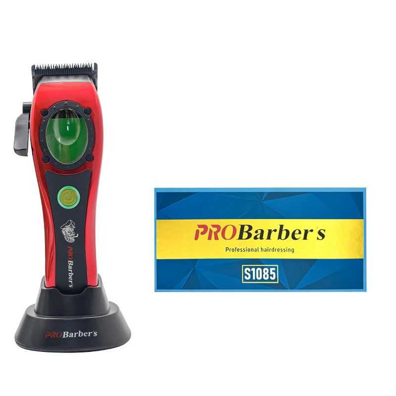 New High-Quality Professional Barber Trimmer with Charging base Cordless Powful Motor Hair Clippers For Men Hair Cutting Machine S2562