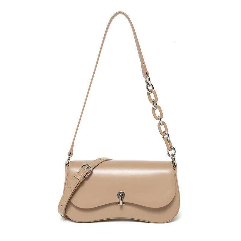 Jonlily Women Genuine Leather Shoulder Female Fashion Handbag Totes Casual Crossbody Daybag Underarm Bag Purse -Kg1704