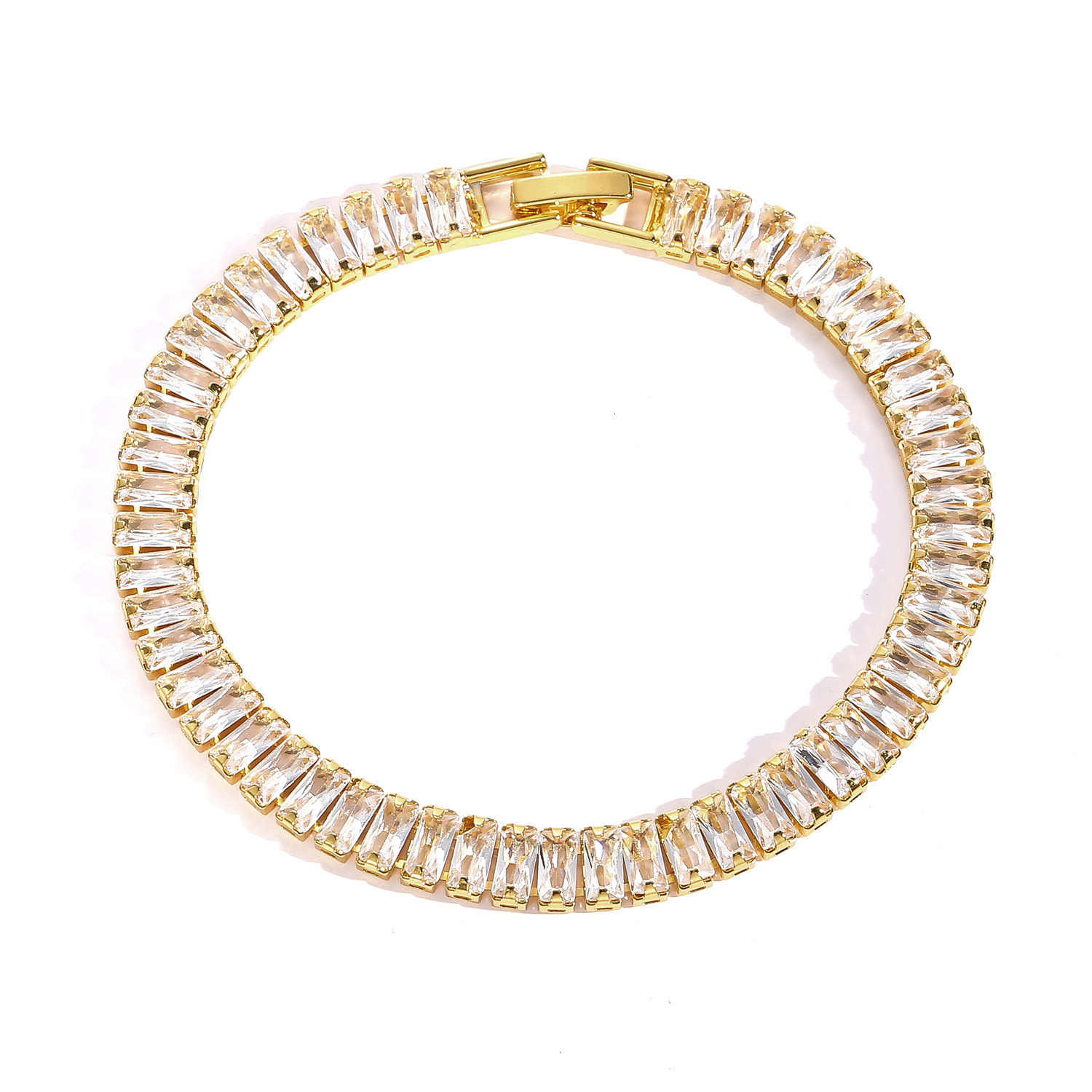 Hip Hop Bracelet 7mm T Cubic Moissaniteia Mens Bracelet Hip Hop Moissanite Full Moissaniteia Personality Accessory moissanite
