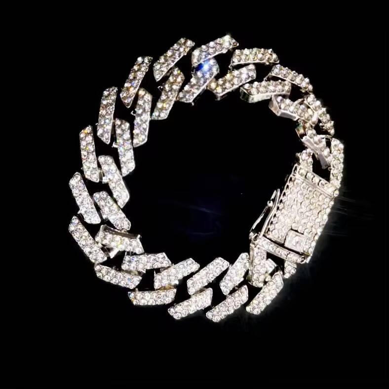 Men's Heavy duty Miami Cuban Bracelet 20mm Gold Plated Hip Hop Jewelry Chain