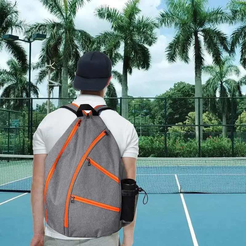 Hole Ball Racket Bag Single Shoulder Racket Sling Bag Ergonomic Sports Racket Bag for Tennis Rackets Badminton Rackets 250530