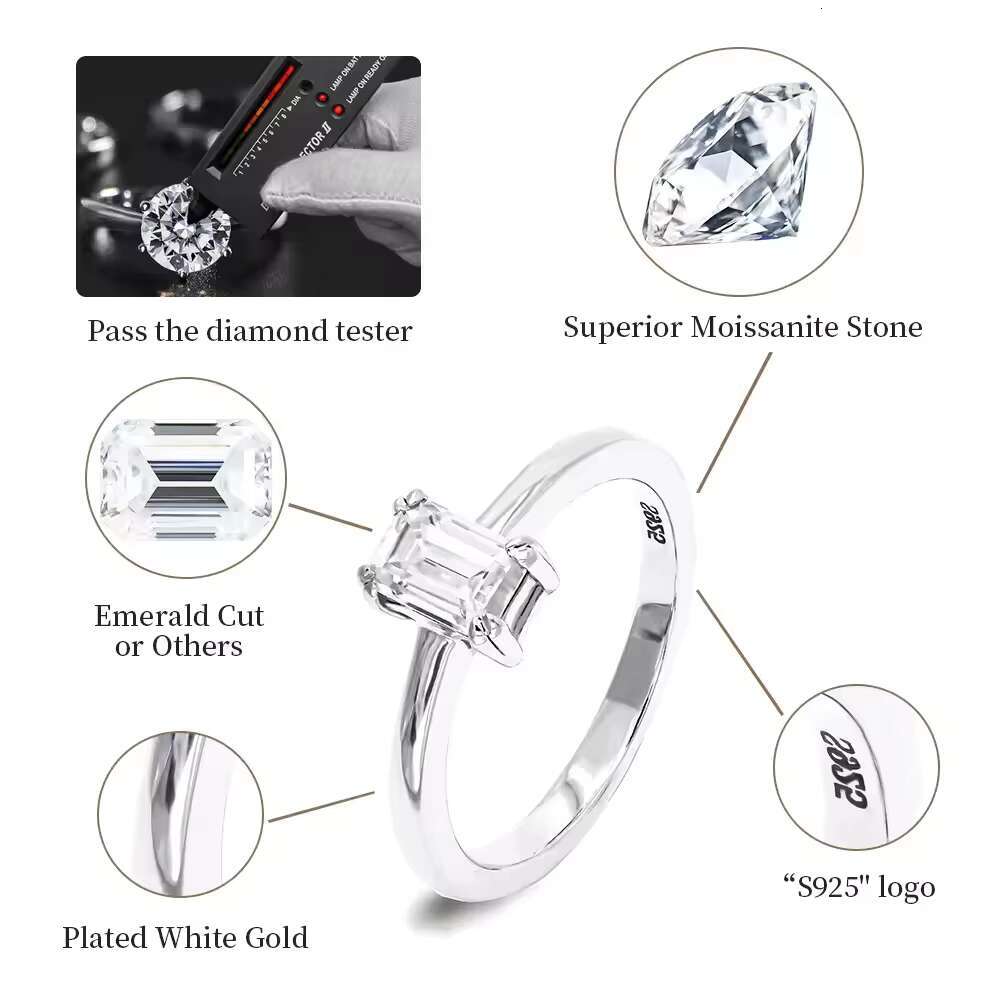 Fashion Simple Butterfly Moissanite Wedding Jewelry 925 Sterling Silver Earrings Women Mothers Day Birthday Gift for Partner