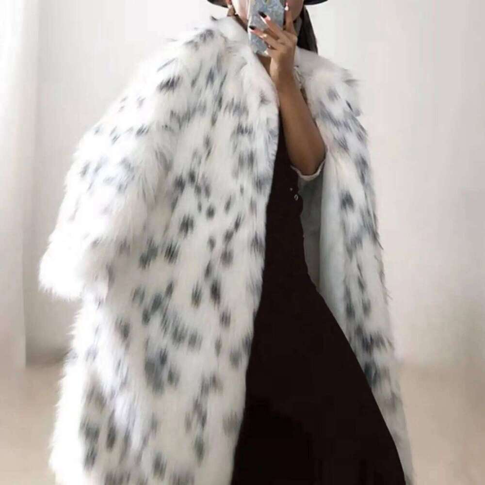 Faux Winter Long Soft Coat Women's Warm Fur Jacket Overcoat Topcoat