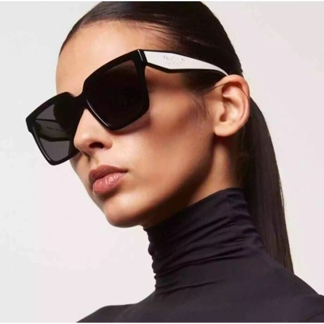 Designer Brand Square Polarized Sunglasses For Women Men Full Rim Rectangle Shape Uv400 Classic Large Metal Sun Glasses Designer Style With Box8428