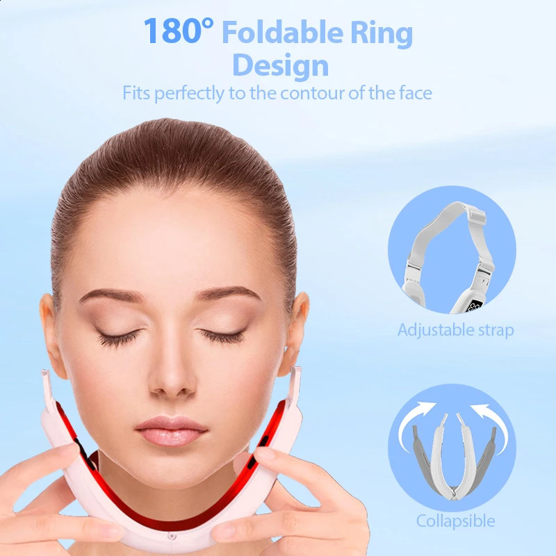 V Face Machine Electric V-Line Up Lift Belt Face Massage Skin Beauty Device Double Chin Reducer 250523