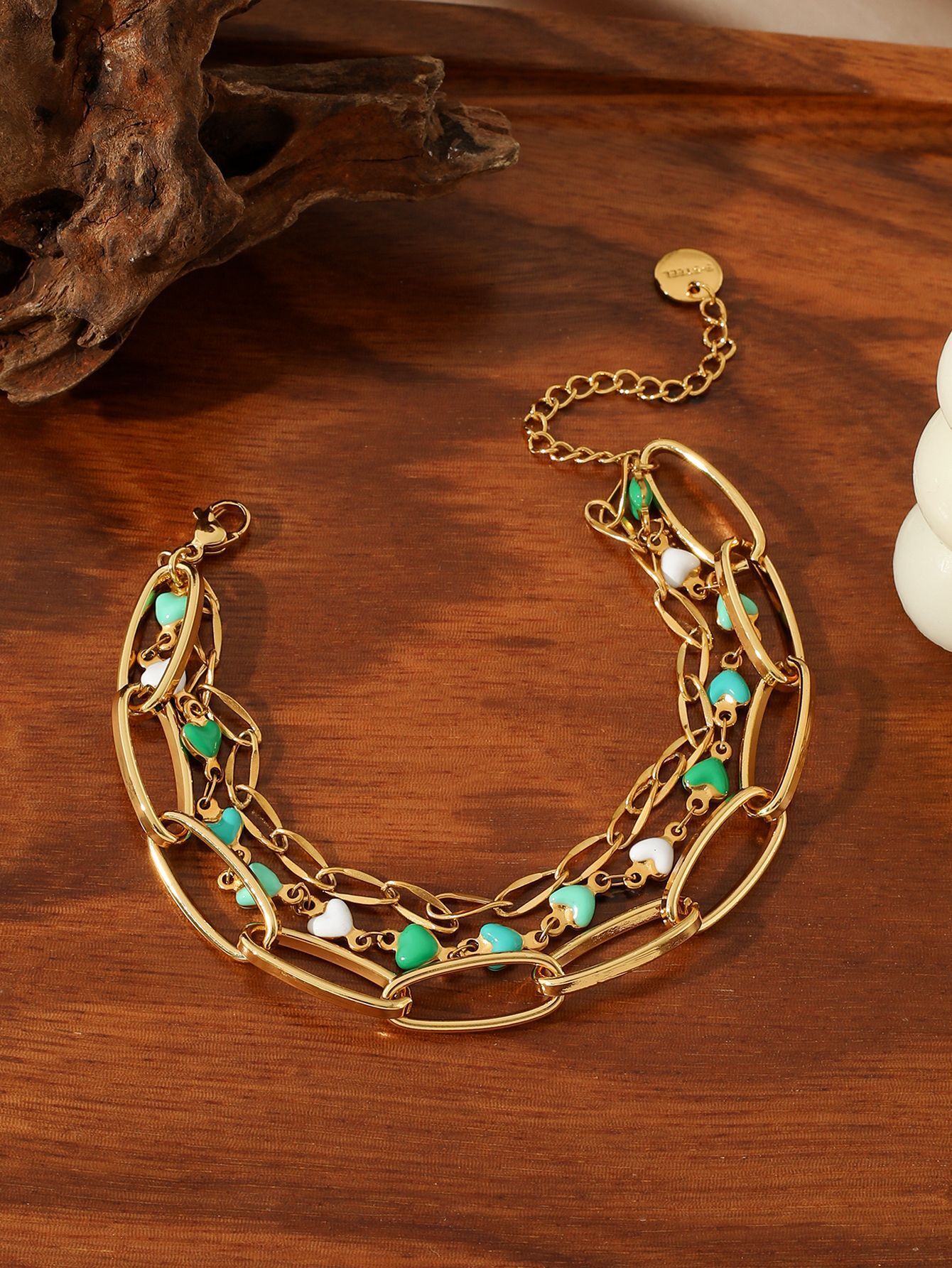 Bohemian Light Style Gold Thread Beaded Ultra-fine Women's Bracelet