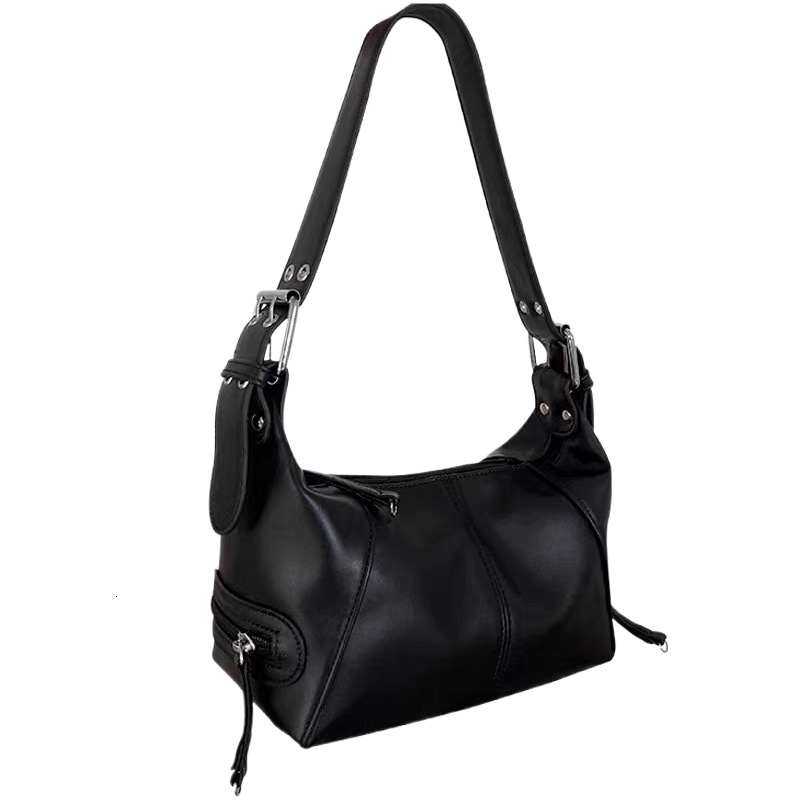 designer Korean 2025 Niche Design New Women's Bag Cool Girl Retro Single Shoulder Small Bag Handbag Underarm Bag
