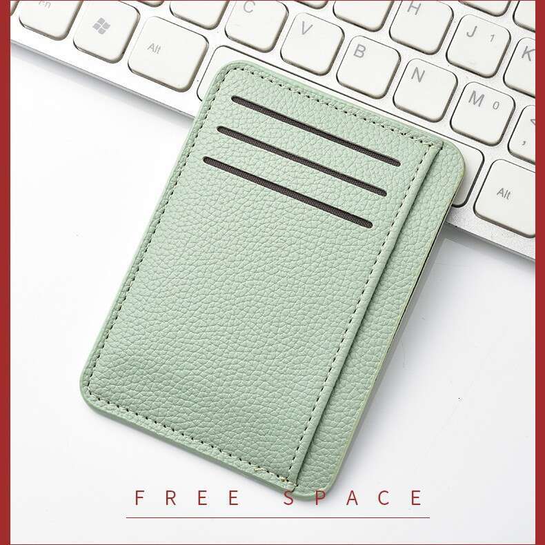 PU Holder Ultra-thin Case for Women, Compact and Exquisite, Large Capacity, Multiple Slots, Student Card Holder, Ladies' Short Wallet