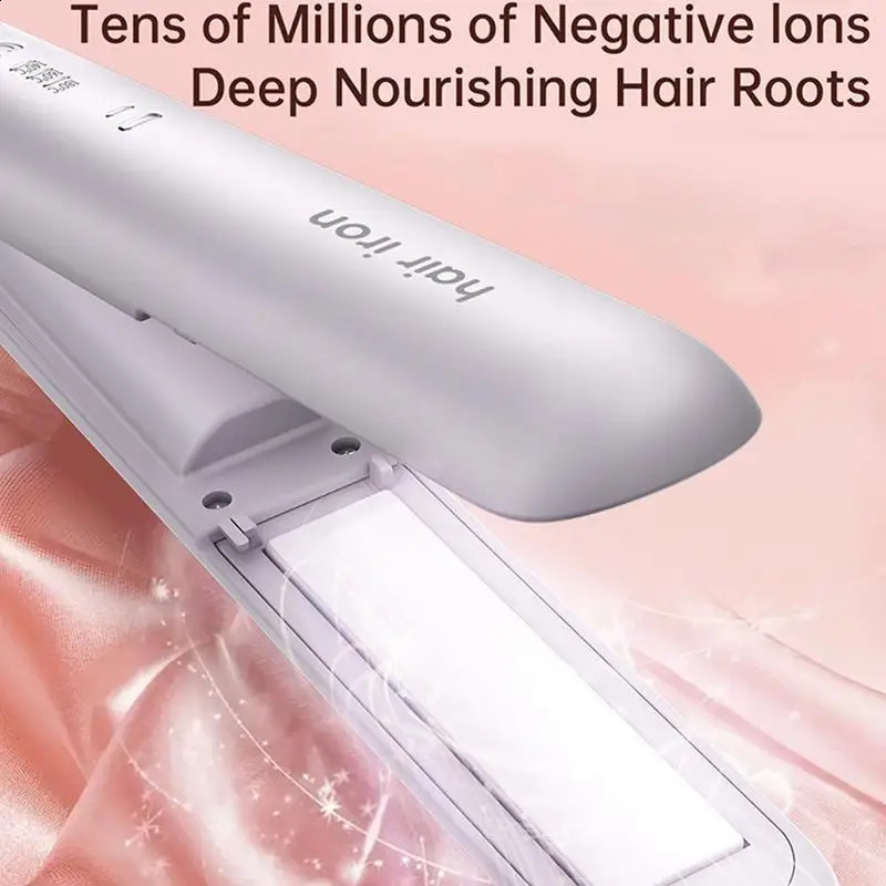 Cordless Curling Iron Mini Hair Straightener Iron Straightening Styling Tools Hair Curler Flat Iron Beard Straightener 250529