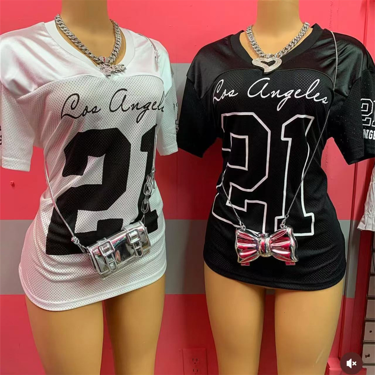 Designer T Shirt New Cross Border Fashion Street Print Color Block Loose Casual Short Sleeve Top V Neck Sports Style T Shirt Women S Clothing Essentia