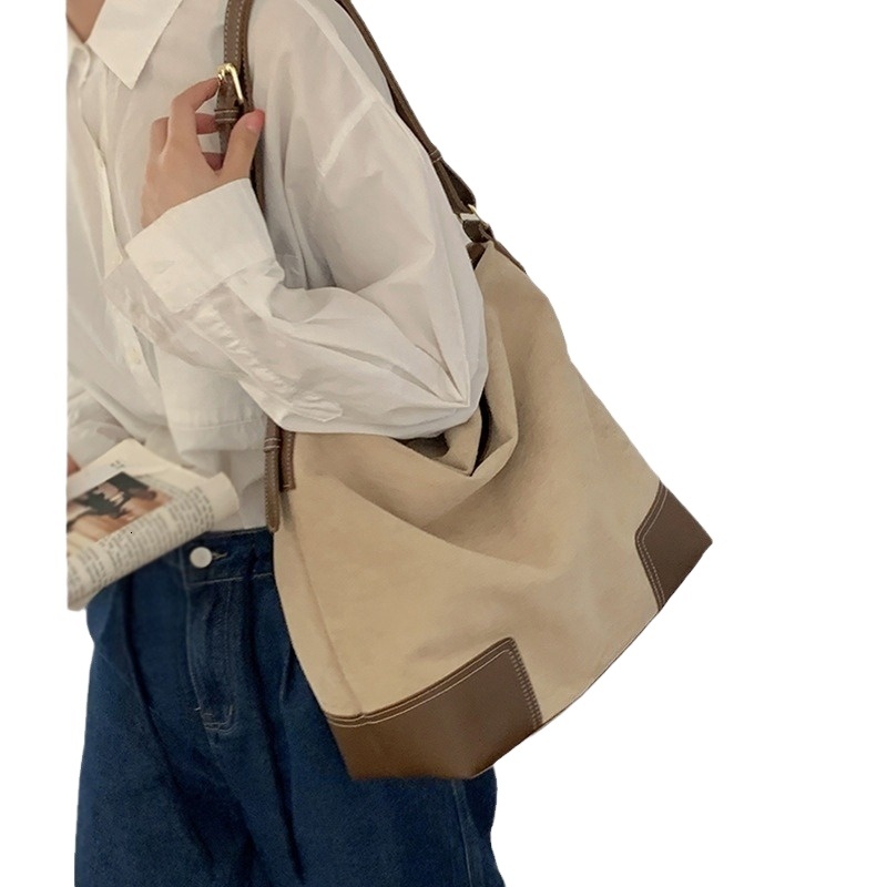 designer Niche Commuter Bag for Women 2025 New Trendy Fashion Tote Bag Versatile Ins Style Large Capacity Shoulder Bucket Bag