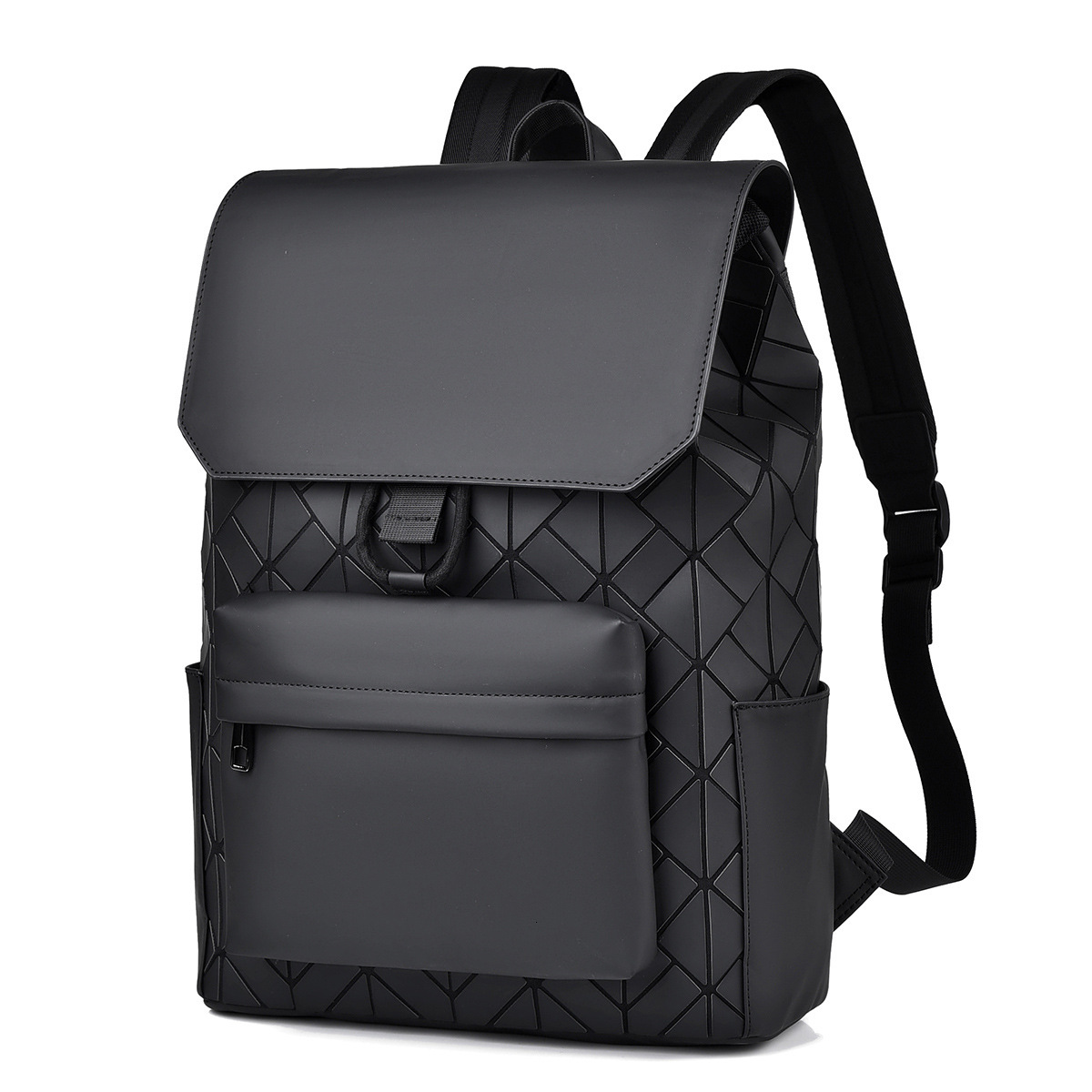 Free Shipping Outdoors Textured Backpack For Men Designer Bag Quilted Laser Reflective Student School Bag Large Capacity Commuter Laptop Backpack Whol