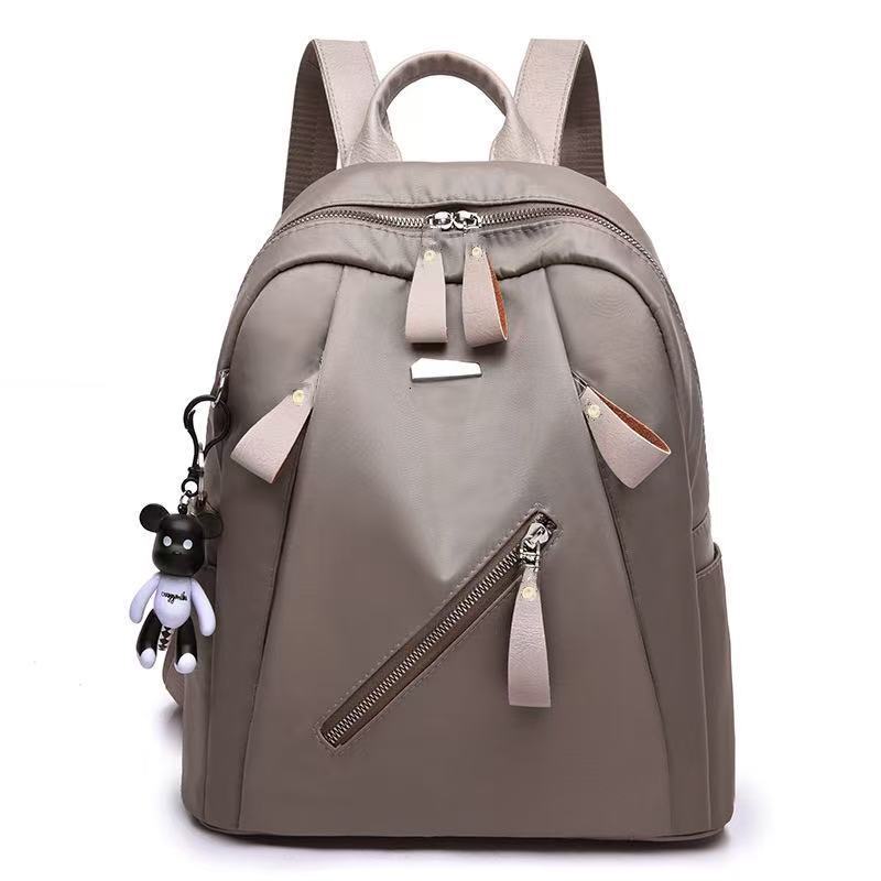 Free Shipping Women's Fashion Trend Street Designer Bag Oxford Cloth Backpack For Outdoors Middle School Students Schoolbag