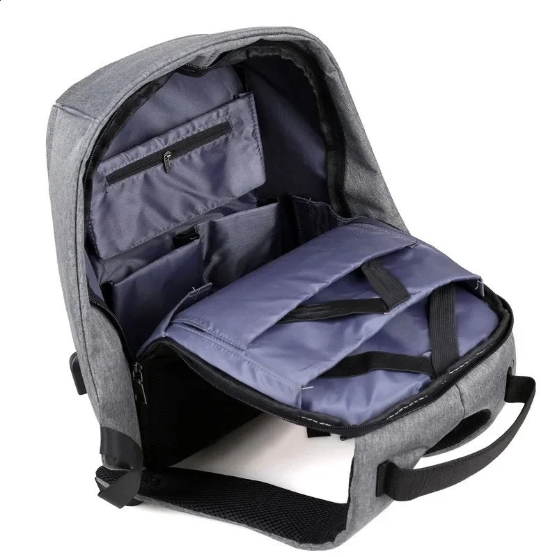 Anti-theft Bag Men Laptop Rucksack Travel Backpack Women Large Capacity Business USB Charge College Student School Shoulder Bags 250530