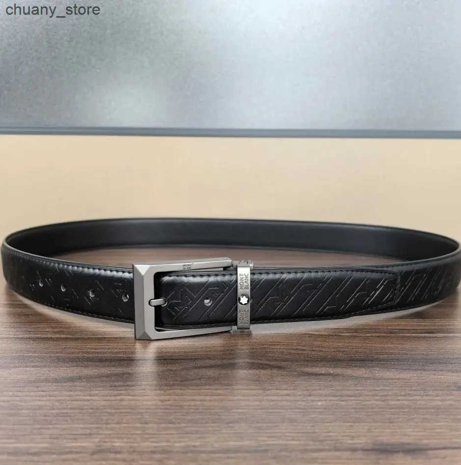 New Mens Pin Buckle Belt Fashionable Casual Versatile Retro Simple and Elegant Suitable for Daily Commuting College z250602SLZA