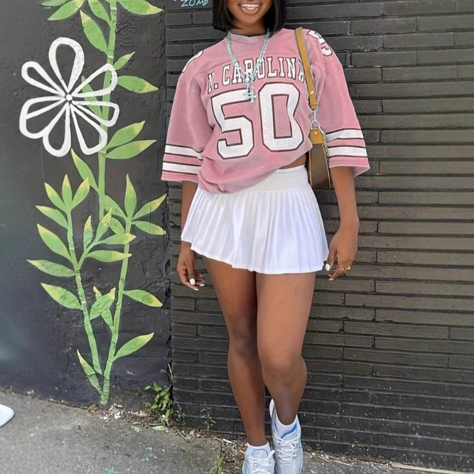 Designer T Shirt Summer New European And American INS Simple Street Versatile Casual Loose Letter Print Short Sleeve T Shirt Women S Clothing Essentia