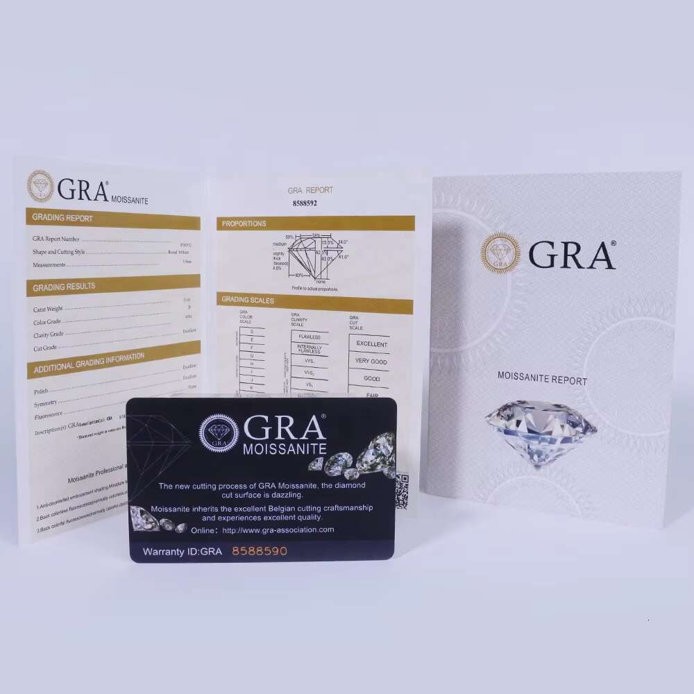 GRA Certified Moissanite Jewelry Nickel Free 925 Sterling Silver Stackable Half Eternity Ring Band for Women Destiny Jewellery