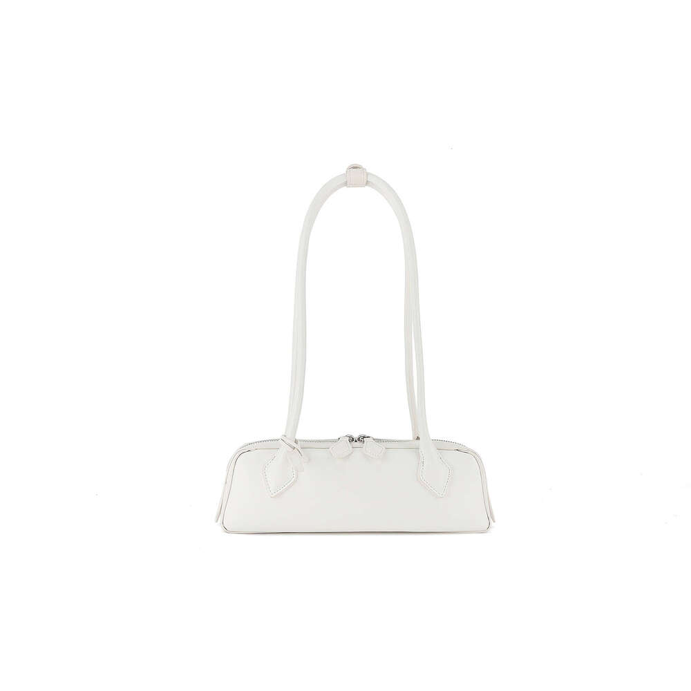 New Sausage Dark Stitching Baguette Design Shoulder Bag Simple Underarm Handbag for Women