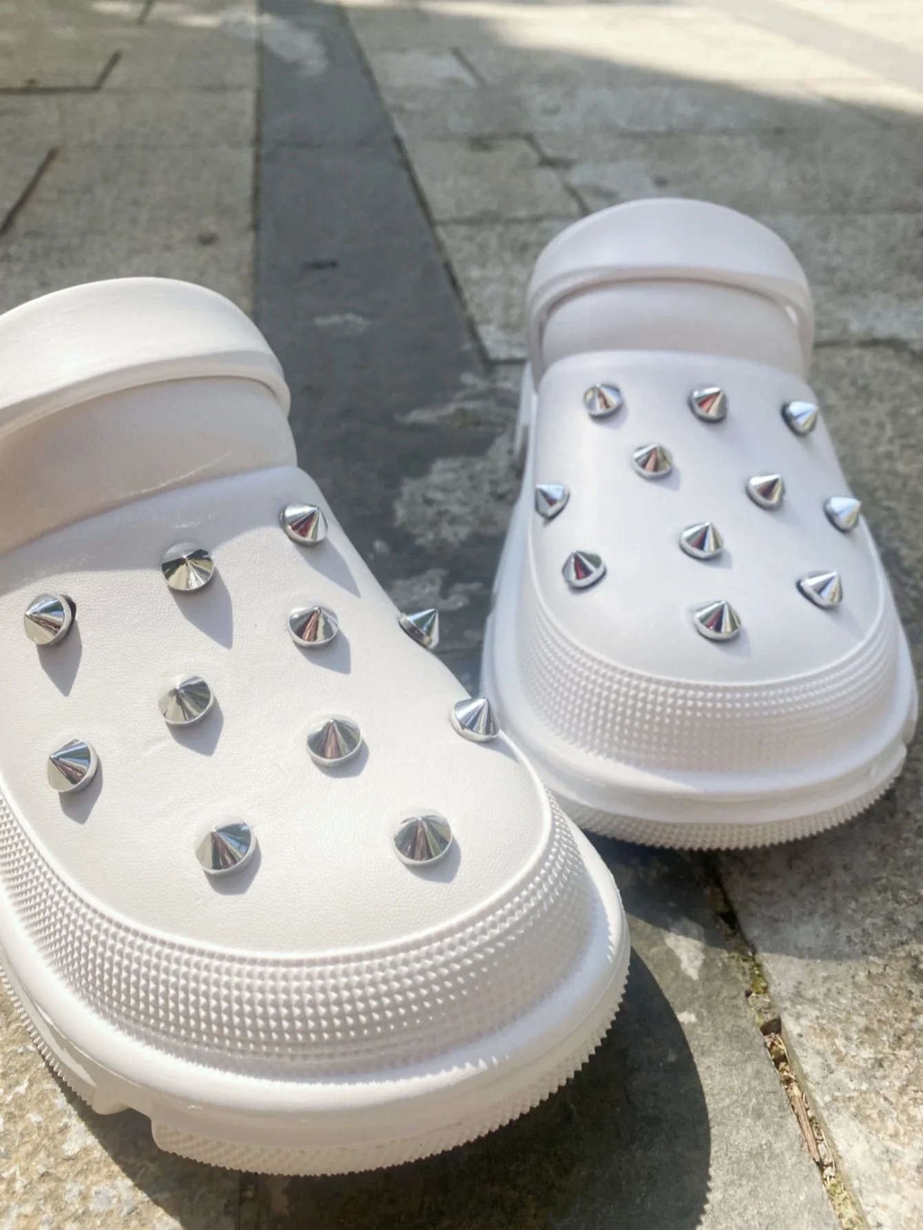 22pcs Diy Rivets For Punk Style Garden Shoes Detachable Shoe Accessories Decorative Buckle 250528