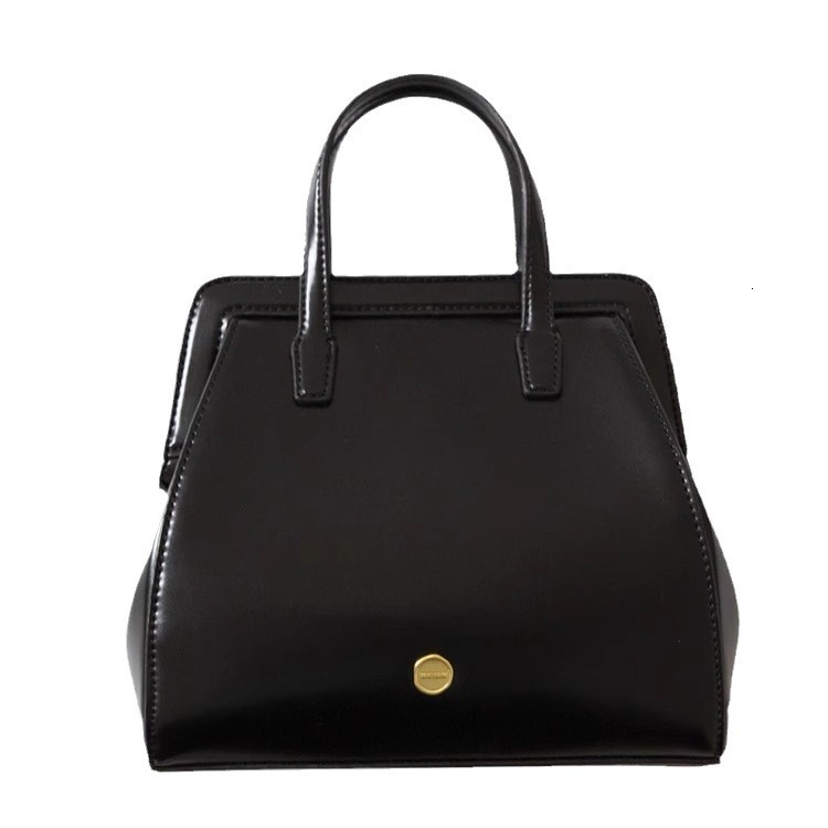 designer Korean Style Autumn Winter New Ins Women's Bag Retro Lightweight Backpack Niche Retro Black Backpack Trendy Handbag