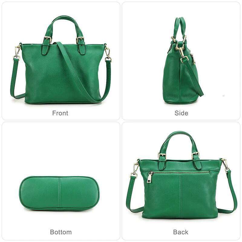 Contact'S Tote Handbags for Women Genuine Leather Fashion Trend Shoulder Bag Brand Female Crossbody Bags High Quality