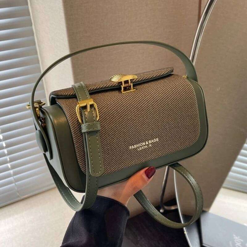 Simple Fashion Mini Square Women Crossbody Bags 2025 Designer Purses And Handbags Box Shape Pure Color Shoulder Satchels