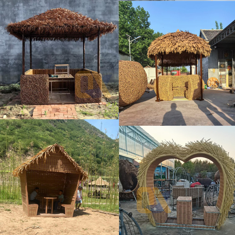 Modern Agriculture Field Check-in Device Large Iron Shovel Giant Dinosaur Egg Rice House Internet Celebrity Bird's Nest Buddha Hand Swing