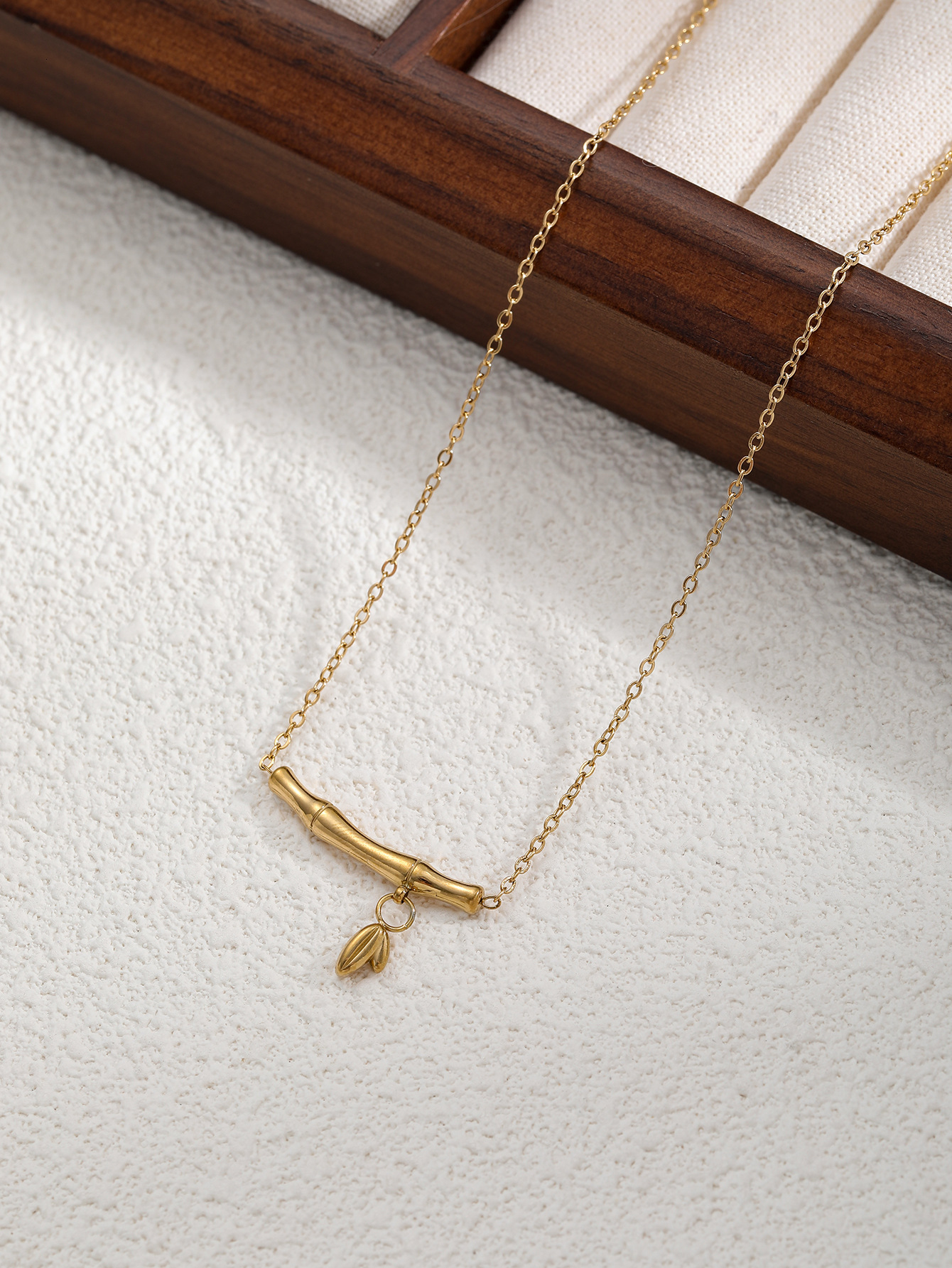 Nalan Sier Fresh Sweet Design Exquisite Simple Bead Box Necklace