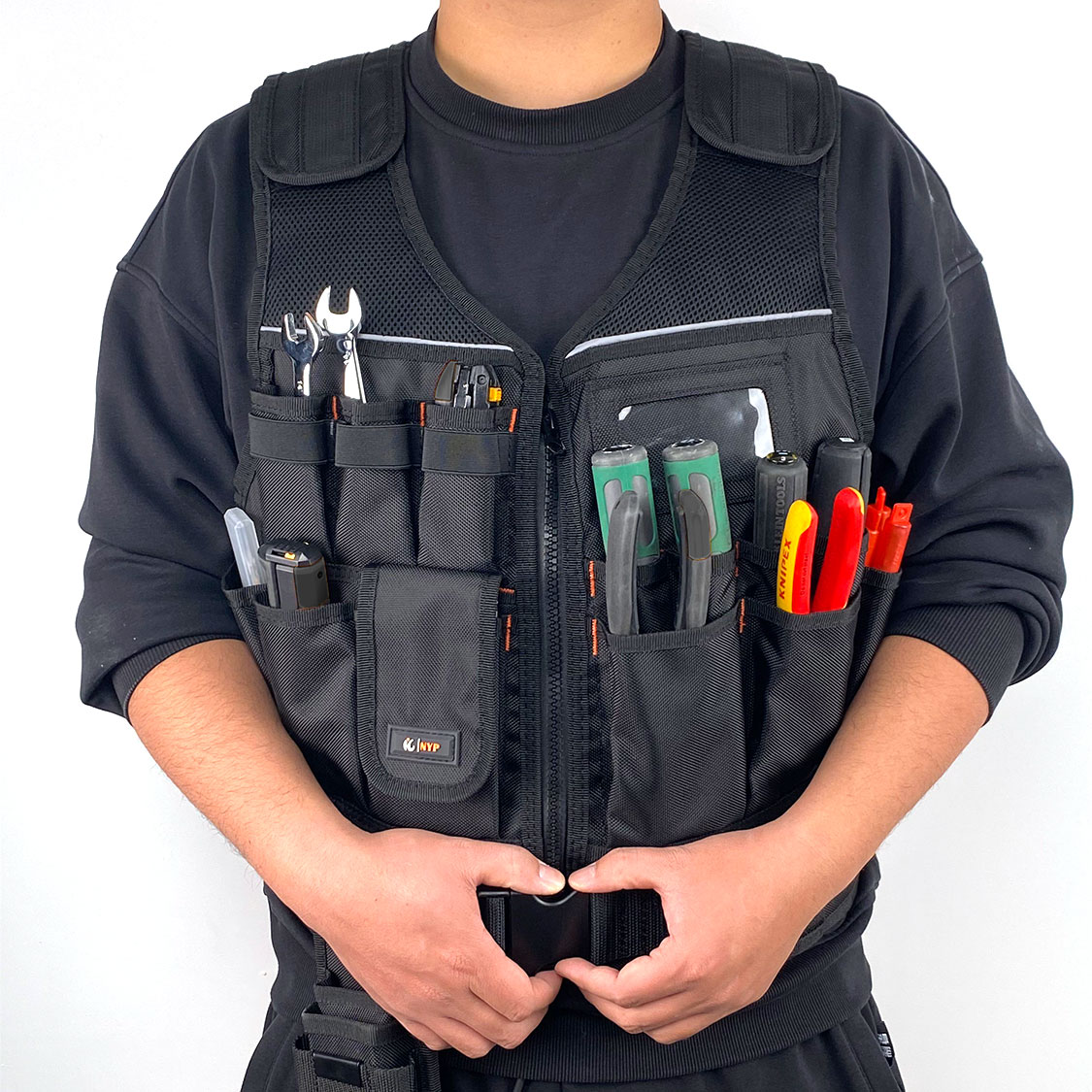 Multi-tool work vest - Tool vest vest work belt is comfortable to wear