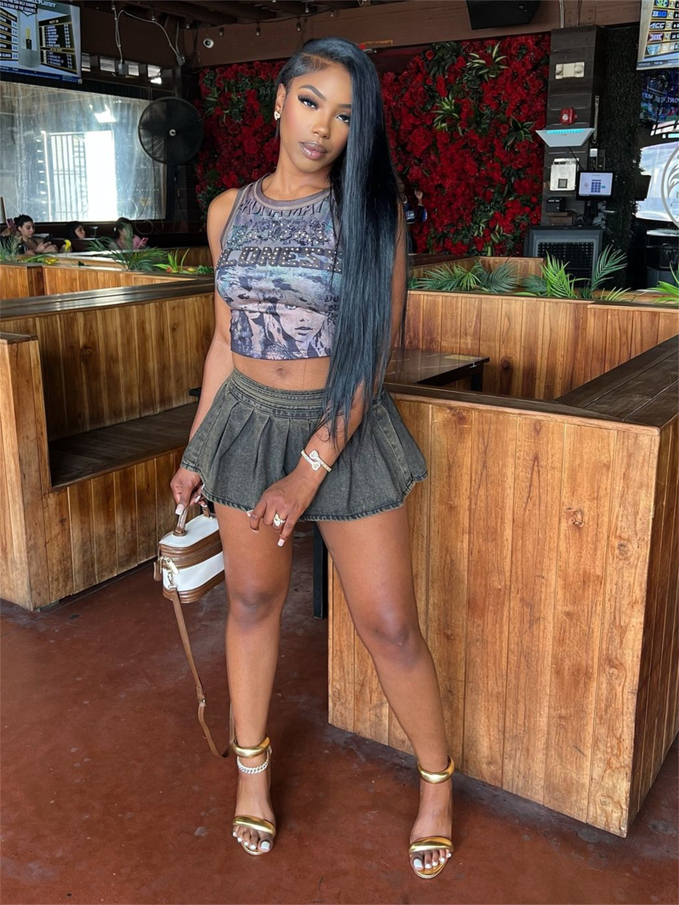 Designer T Shirt Summer Cross Border Trade Hot Selling Digital Print Rhinestone Round Neck Pullover Crop Top Slim Fit Women S Top Essentials Summer Dr