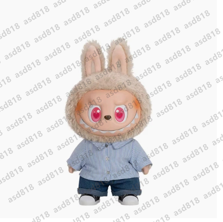 Pop Mart Labubu doll 38CM Heartbeat Macaron Enamel Monster Face Blind Box PVC Statue Desktop Decoration Cute Doll Kids Birthday Gift drop ship L250705