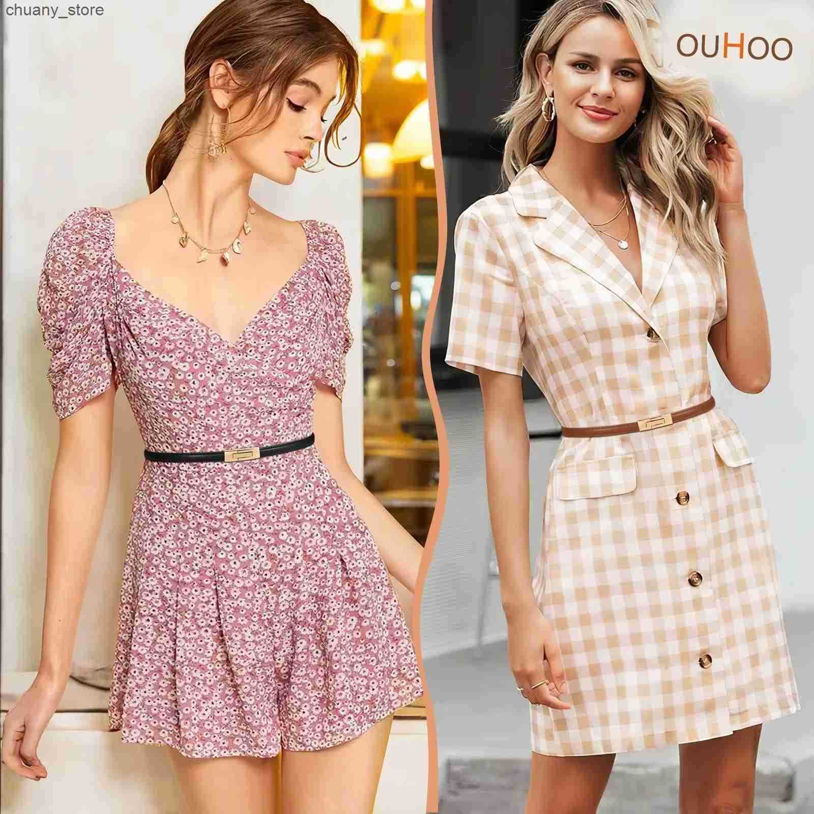 Womens Adjustable Multifunctional Leather Belt with Square Metal Buckle Casual Slim Design for Daily Wear z250602