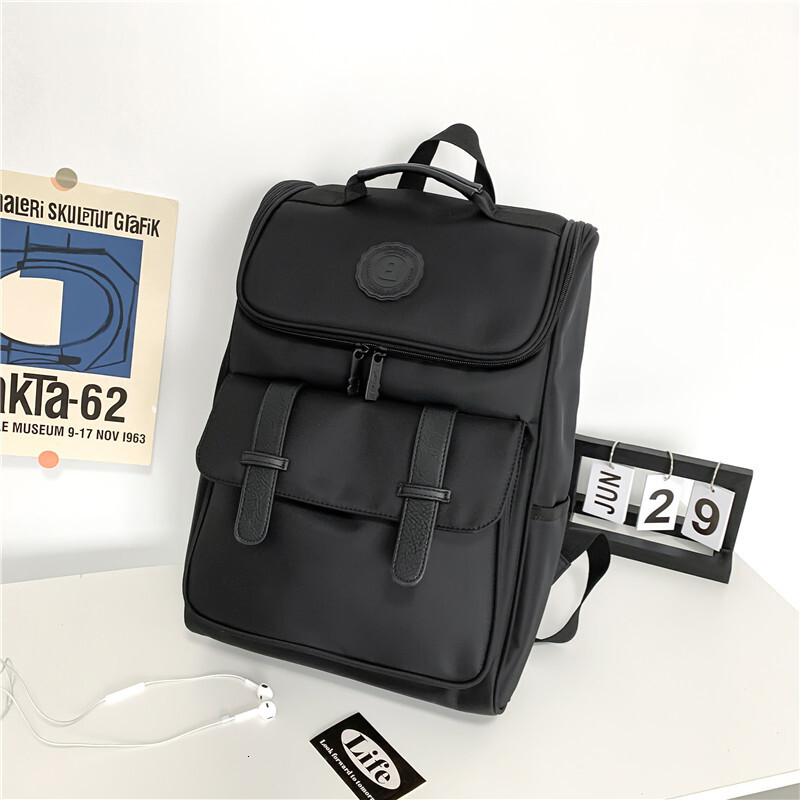 Free Shipping, Trendy Brand Backpacks Men's Fashionable Student Schoolbags Women's College Student Casual Large-capacity Travel Backpacks Ou