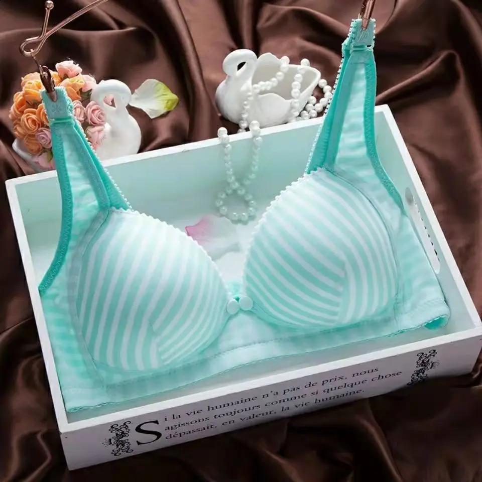 Breastfeeding Female Mom Bra Thin Mold Cup Comfortable and Soft Postpartum Breastfeeding Without Steel Ring Bra 250530