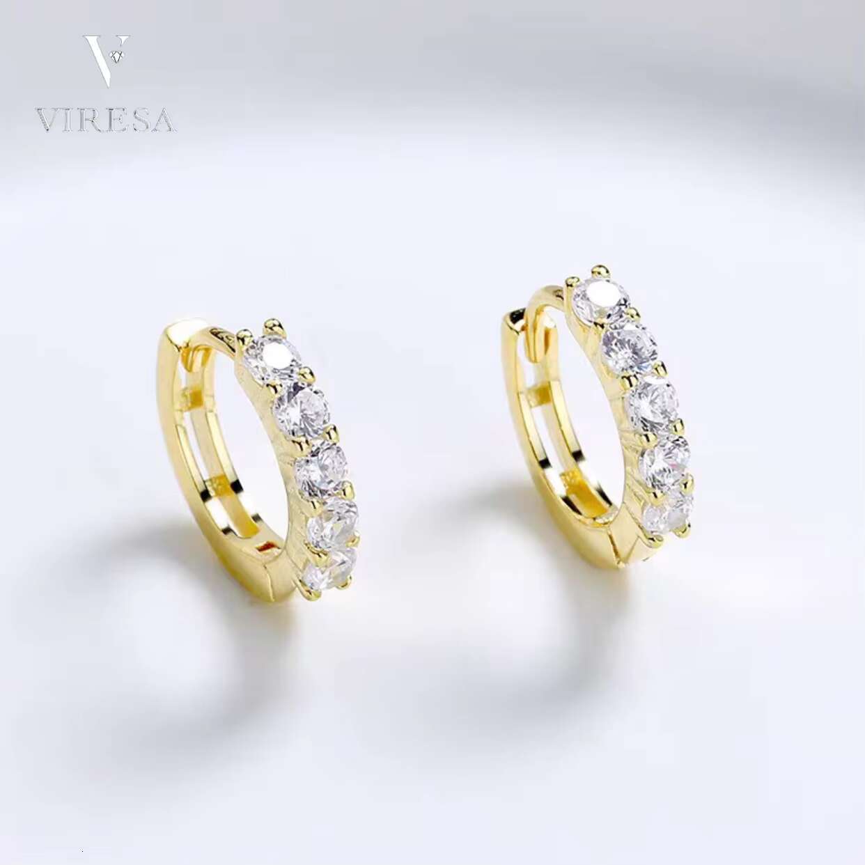 Certified 925 Sterling Silver Moissanite Earrings Lab Grown VVS D 3mm Diamond Jewelry Studs GRA Certified