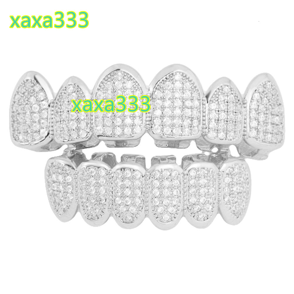 Custom Hip Hop Teeth Grillz VVS Moissanite Diamond Tooth Jewelry 10K 14K 18K Gold Silver Iced Out Grillz Teeth