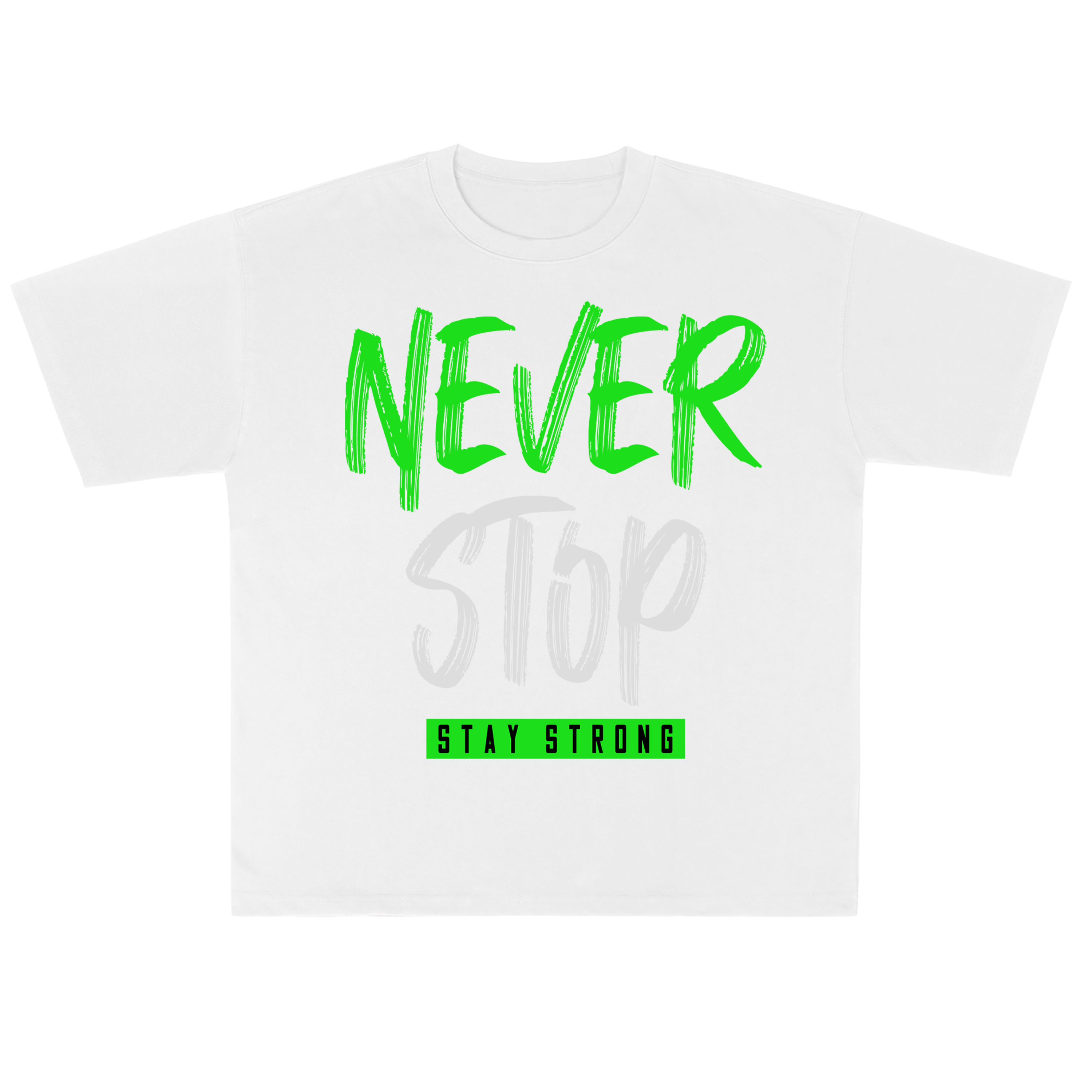 T-shirt men's top designer cotton T-shirt No words of defeat short sleeved clothing high-quality fashionable T-shirt