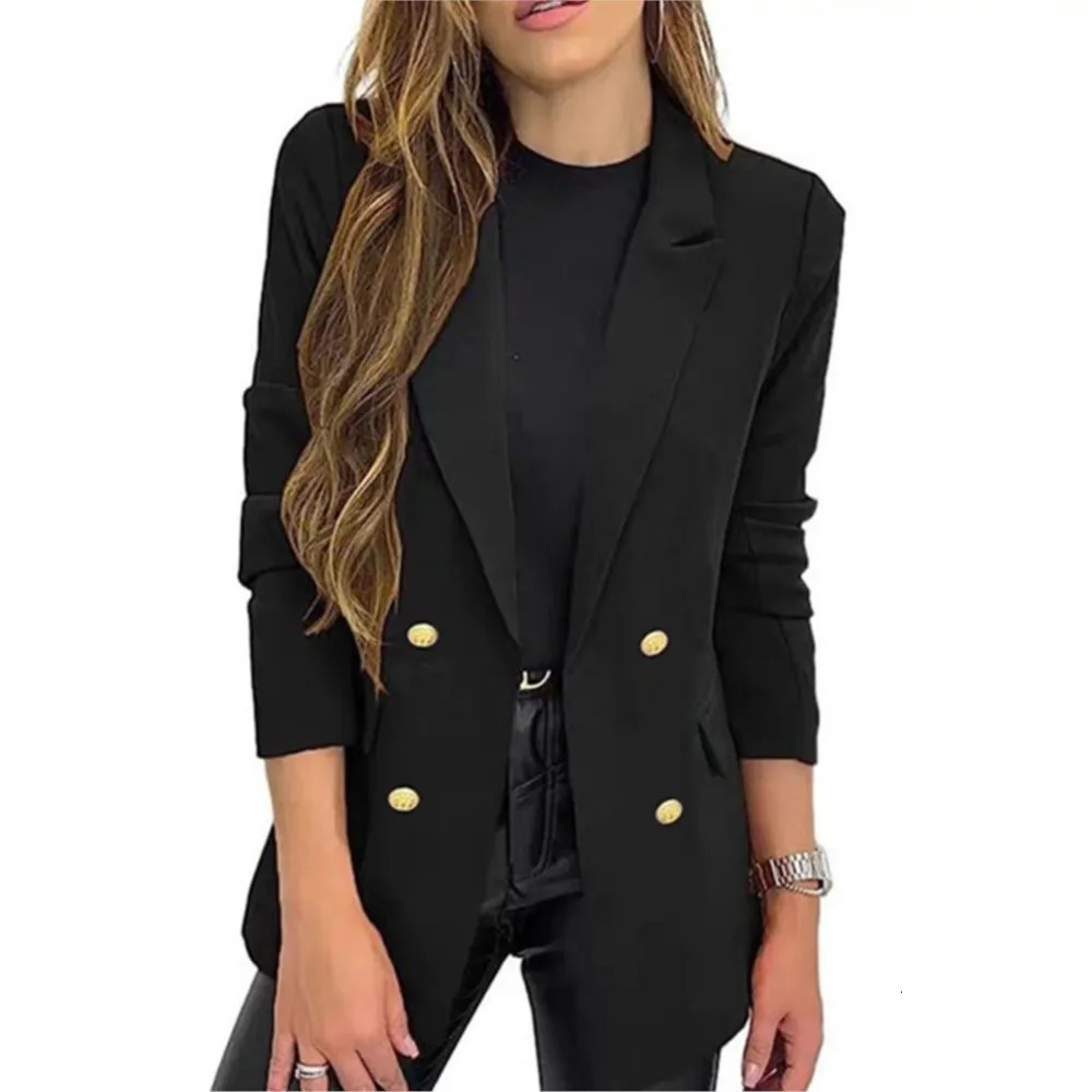 Casual Loose Blazers For Woman Fashion Long Sleeve Outerwears Spring Autumn Blazer Women Mujer Coats 250530