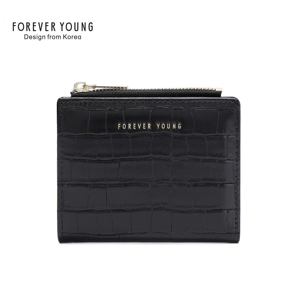 foreveryoung Women's Short Coin Purse Card Holder Simple High-end Ultra-thin 80% off Wallet