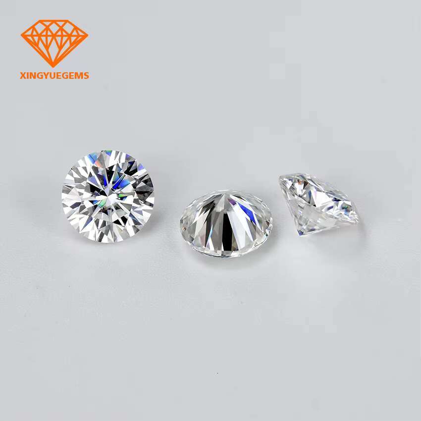 Round Moissanite DEF for Forever Rings for Bride and for Girlfriends to Increase the love Between Them