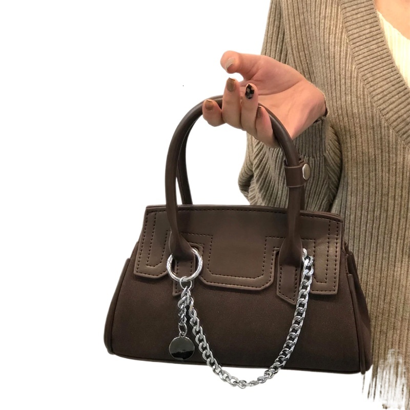 designer 2025 New Crossbody Bag Bags High-end Matte Handbag European and American Retro Style Patchwork Shoulder Underarm Bag