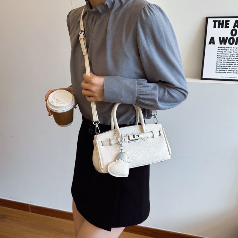 Womens Trendy Mini Crossbody Bag: Fashionable Small Shoulder Purse With Charms