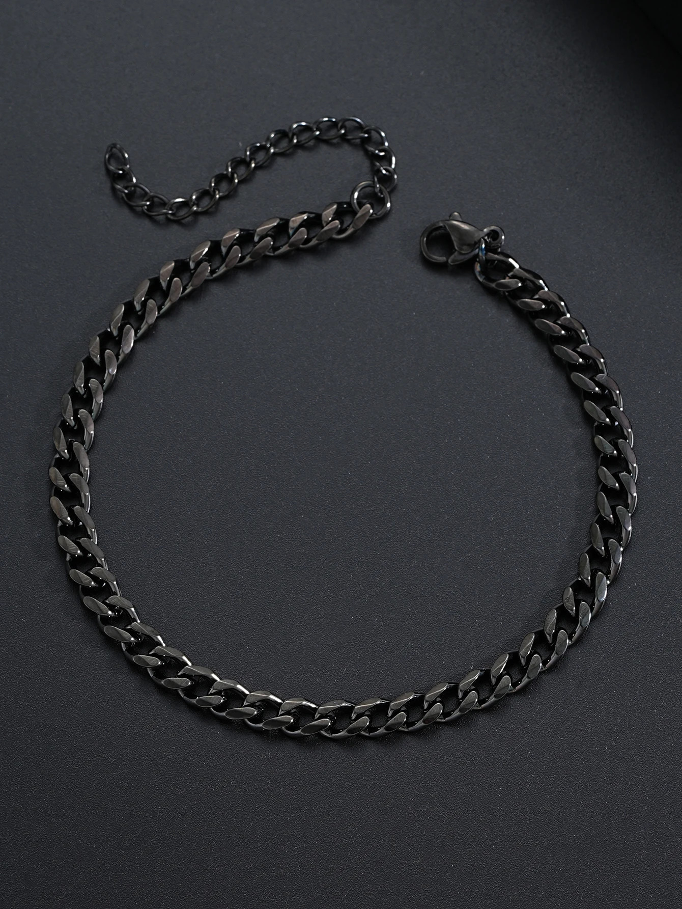 Punk Stainless Steel Gold Color Ropes Necklace Bracelet Set Fashion Minimalist Jewelry Set for Men Women Unisex Simple Gift 250530