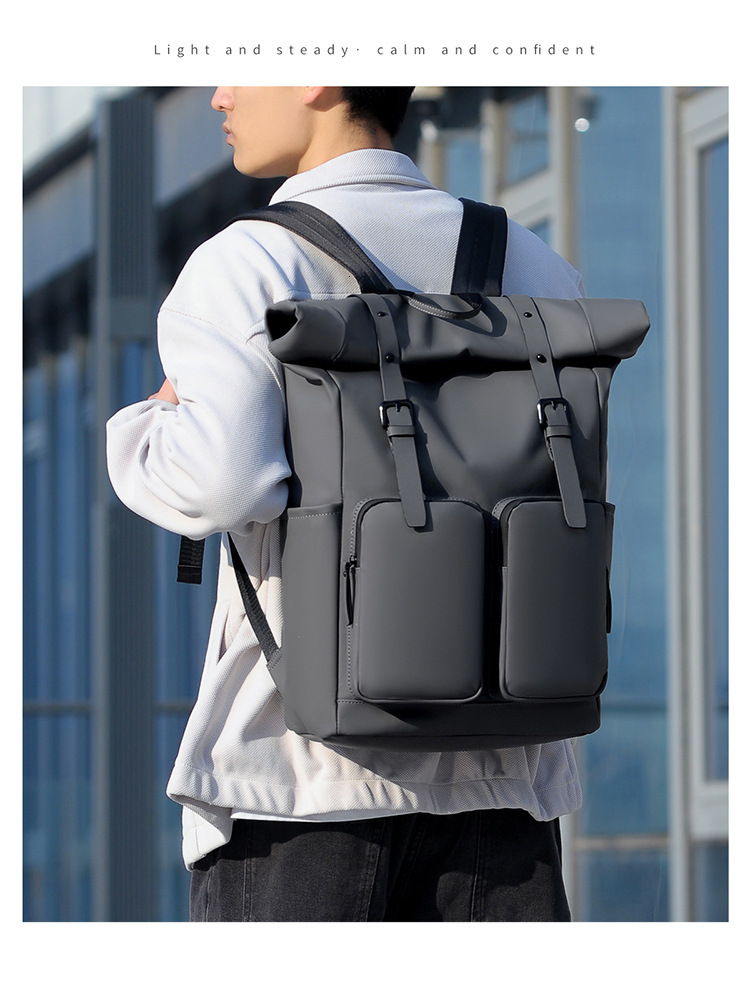 Free Shipping Men's Casual Simple Backpack Outdoors High-end Large Capacity School Bag Business Style Unisex Designer Bag Casual Laptop Bag