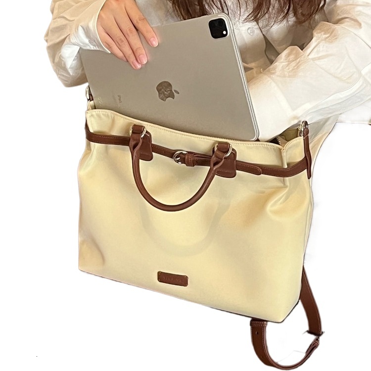 designer Backpack for Women 2025 New Niche Design Large Capacity Multifunctional Briefcase Commuter Handbag Crossbody Bag