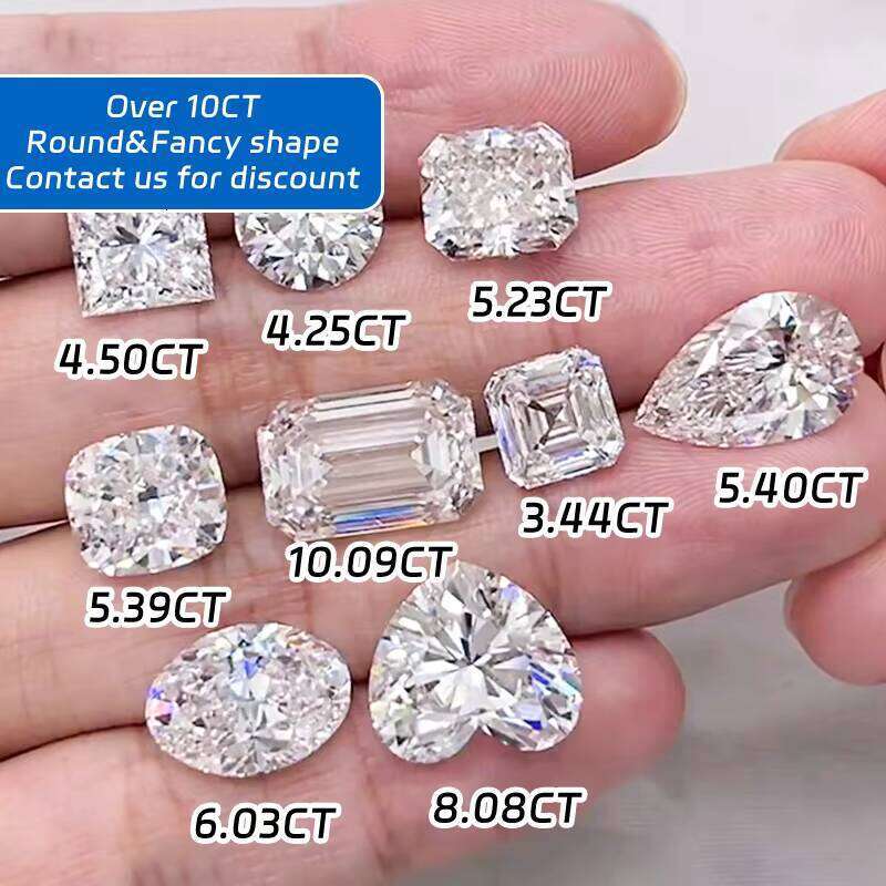 Created VVS VS1 1CT 2CT 3CT 4CT 5CT HPHT CVD Synthetic IGI GIA Certified Round Brilliant Cut Lab Grown Diamond